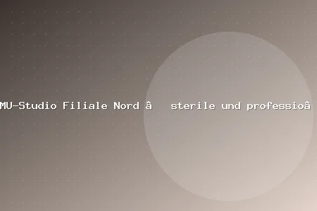 PMU-Studio Filiale Nord – sterile und professionelle Umgebung